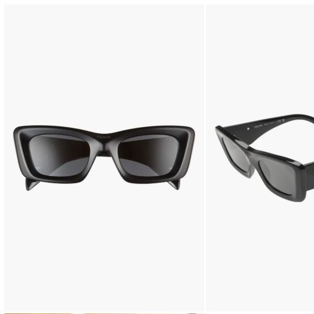 XSOLDX Prada 50mm Square Sunglasses